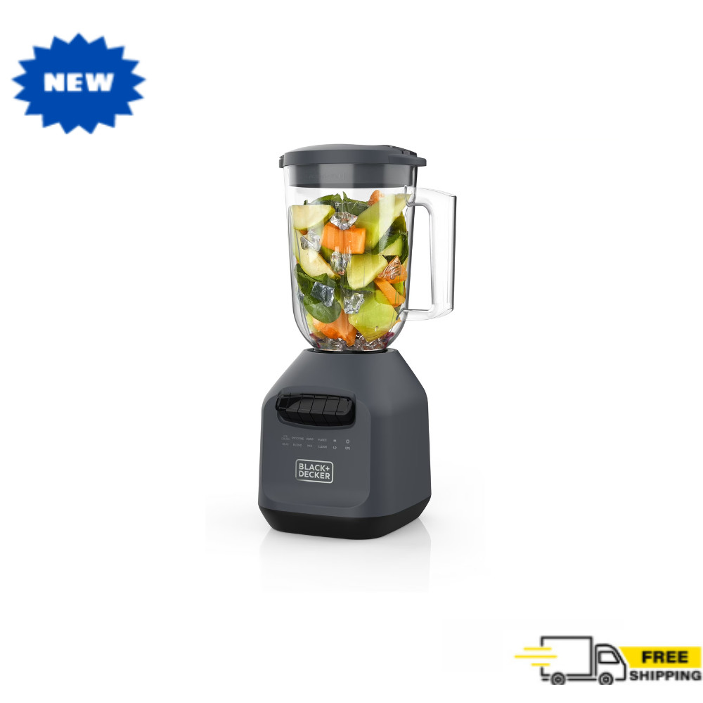 BLACK+DECKER 750W Ice Crush Blender 8 Speed Pulse, 56oz Plas