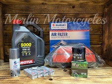 SUZUKI GSX-S 1000 2022-2026 MOTUL 5000 FULL SERVICE KIT inc SUMP WASHER