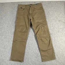 KUHL RYDR Pants Ryder Men 31x29 Vintage Patina Dye Khaki Tan Hiking EXC