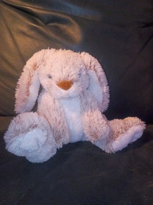 Melissa & Doug Fluffy Bunny Rabbit Plush Brown & Tan Floppy Ears 12'' SUPER SOFT 
