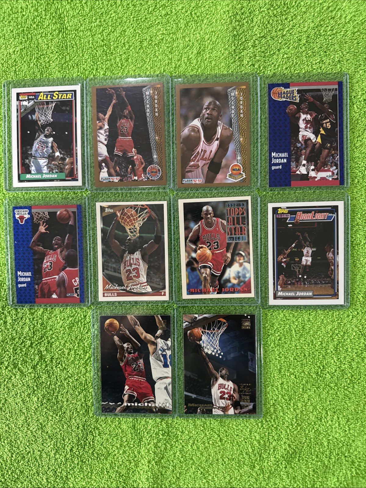 Michael Jordan 10 Card Lot