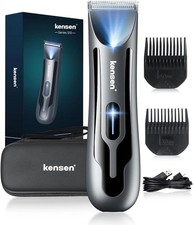 Body Hair Trimmer Men USB Battery Electric Manscape IPX7 Kensen S10 Balls Torch