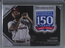 2019 Topps 150th Anniversary Commemorative Series 2 Yadier Molina Patch 1x9