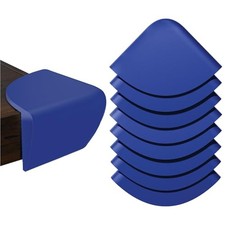 Baby Proofing Corner Protectors Pack  Extra-Large 2.5" Food 8 Galaxy Blue