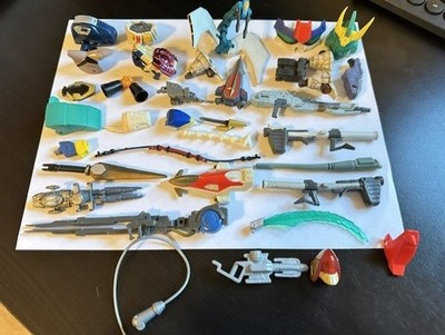 Lot Of Gundam Model, Mixed Pieces & Accessories, Incomplete Kits For Parts
