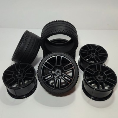 LEGO Technic 68.8 x 36 ZR  Tire, Black 56mm D. x 34mm Wheel, 44771 & 49294, NEW
