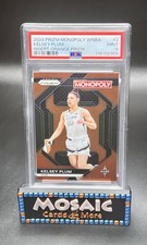 2024 WNBA Prizm Monopoly KELSEY PLUM Orange Prizm SP /124 #2 Aces PSA 9 MINT