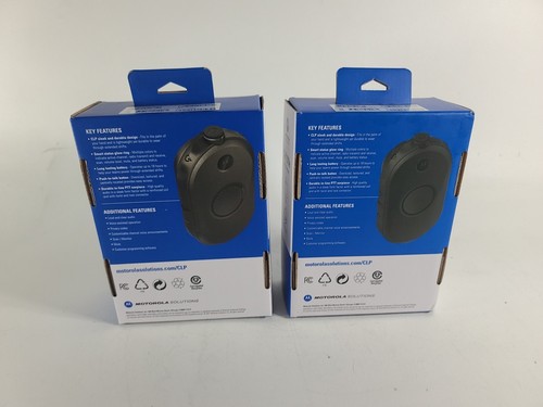 2 x Motorola CLP1010e 1-kanałowe 2-drożne radio biznesowe UHF (CLP1010E) - Zdjęcie 3 z 5
