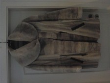 Nerzjacke edle echte Nerzjacke, geschoren, silbergrau, Größe 40/42, Kürschnermod