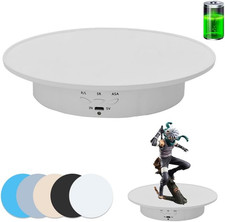 Motorized Rotating Display Stand, 7.87Inch /17.6Lbs Load, 360 Degree Electric Ro