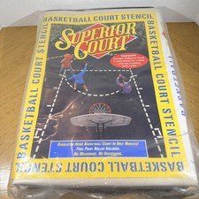 SUPERIOR COURT BASKETBALL STENCIL REGULATION 1994 URSA MAJOR NEW IMPROVED