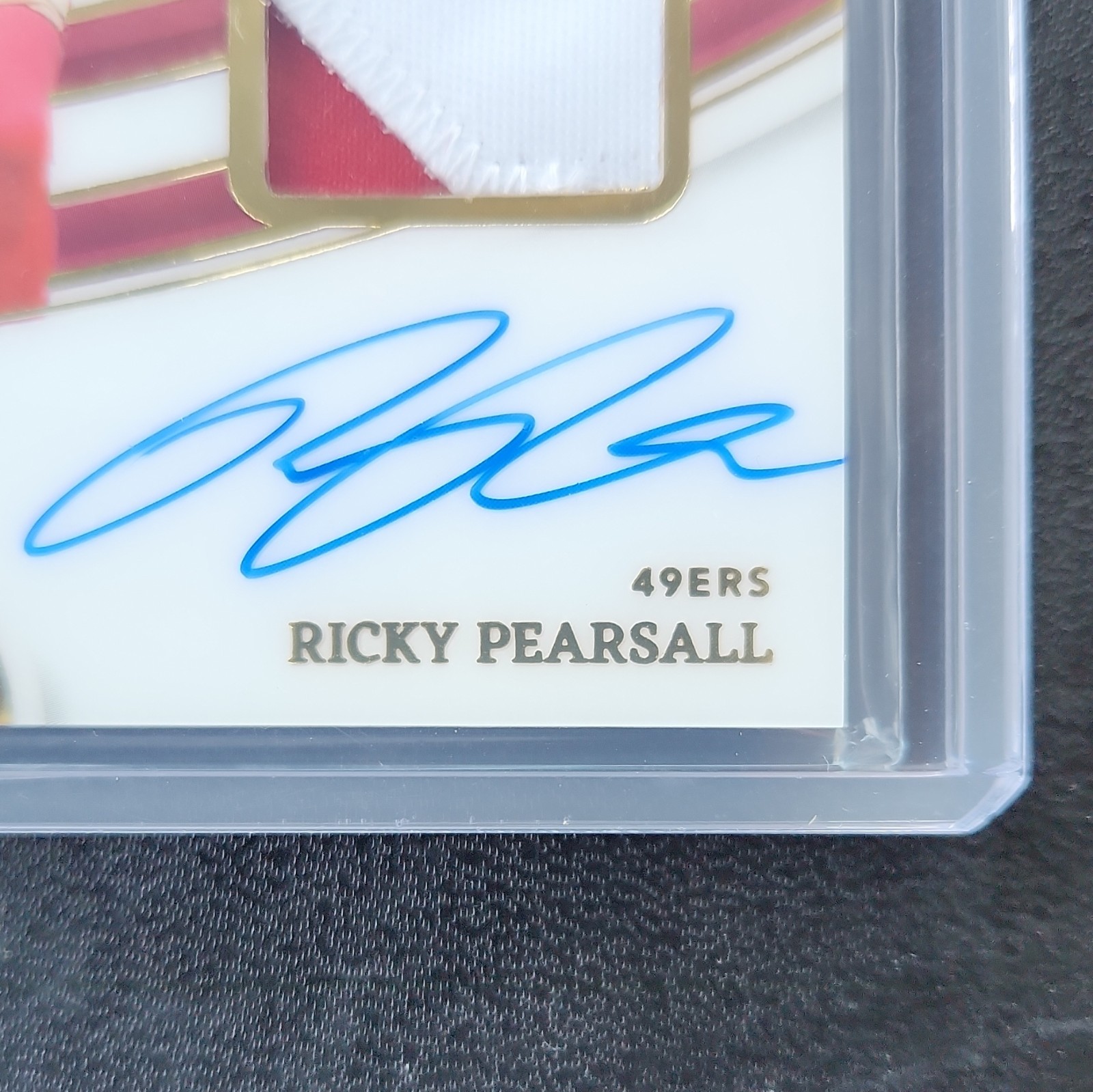 Panini 2024 Immaculate Ricky Pearsall 49ers RC Auto Patch 90 /99 ISPR-RPL view 3
