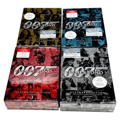 James Bond 007 Ultimate Edition DVD Boxset Lot 4 Vol 1 2 3 4 New Sealed