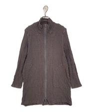 me ISSEY MIYAKE          Wrinkled zip jacket brown MI32FA151