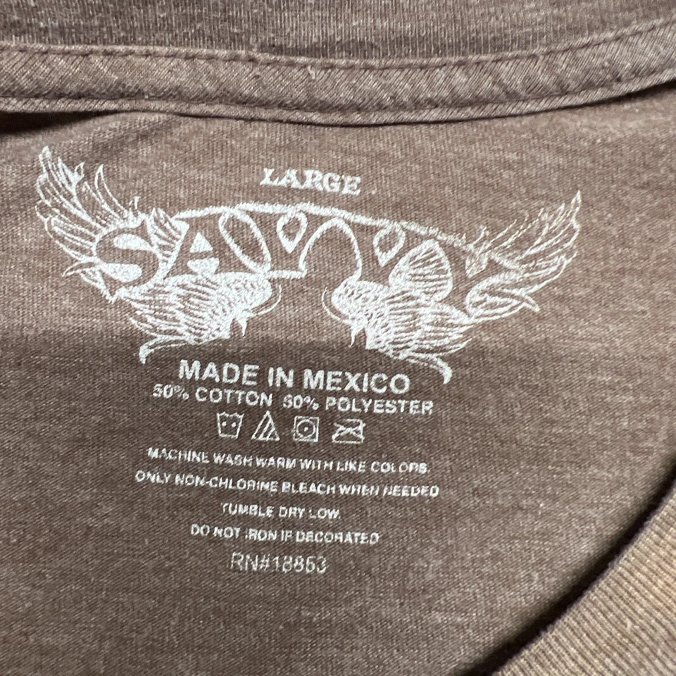 Camiseta Savvy Para Hombre Talla Lg Marrón Inspirada en Colección Tootsie Roll Pop ¿Quieres Lamer? Foto 3 de 4