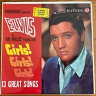 Vintage Elvis Presley  Girls! Girls! Girls! MONO 1963 LP  RCA Victor RD-7534 UK
