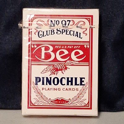 Collectible Playing Cards BEE  #97 Pinochle Club Special Back 67 New Sealed 