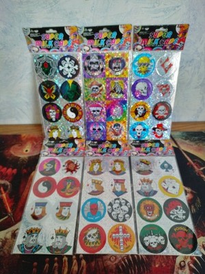 Vintage Super Milk Caps (48 Pogs) Sealed