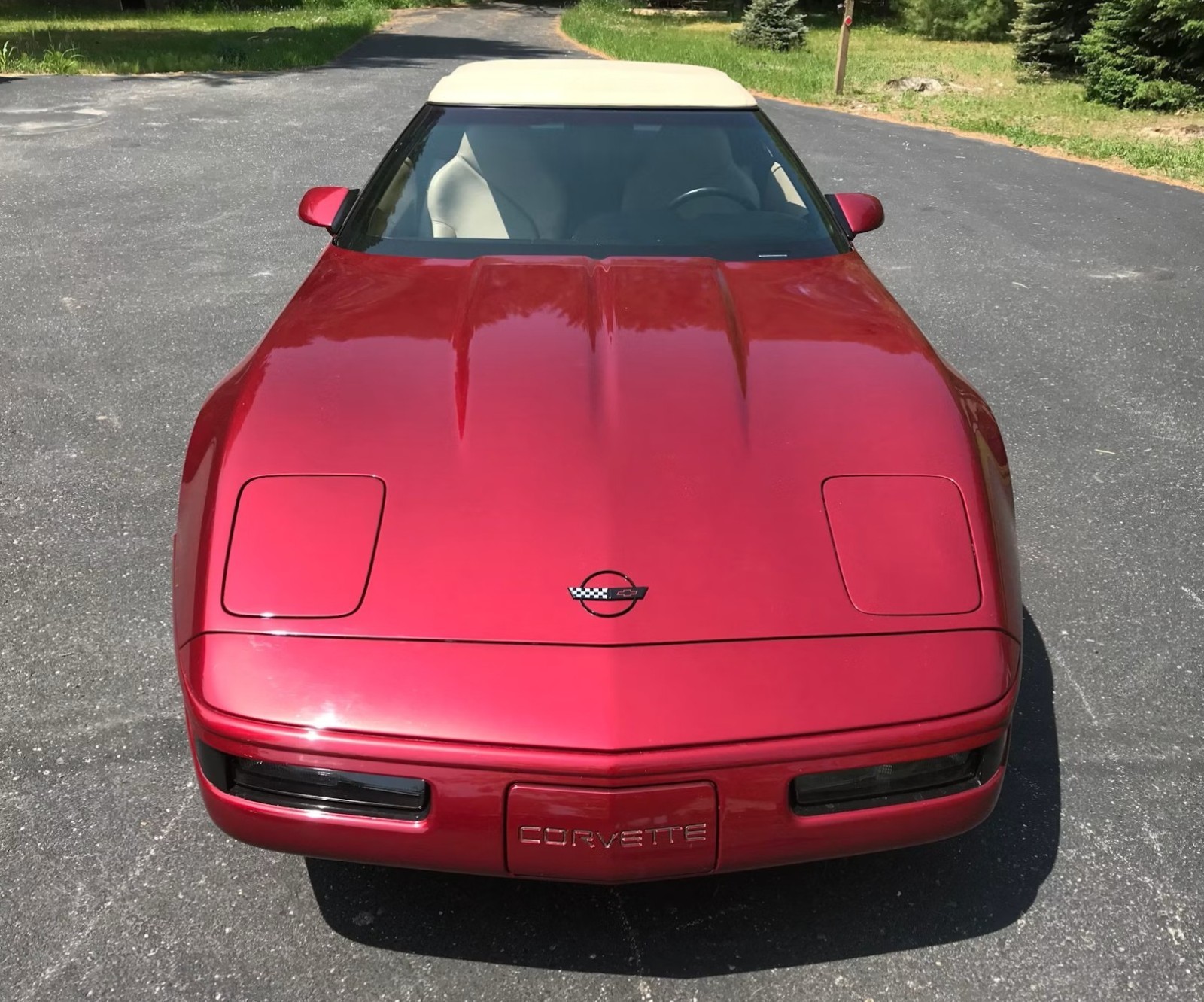 1995 Burgundy Chevrolet Corvette   | C4 Corvette Photo 7