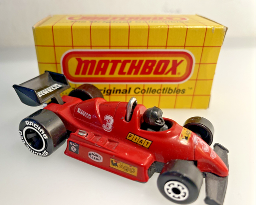 1984 Matchbox MB16 Formula F1 Racer Fiat Pirelli Red Original ...