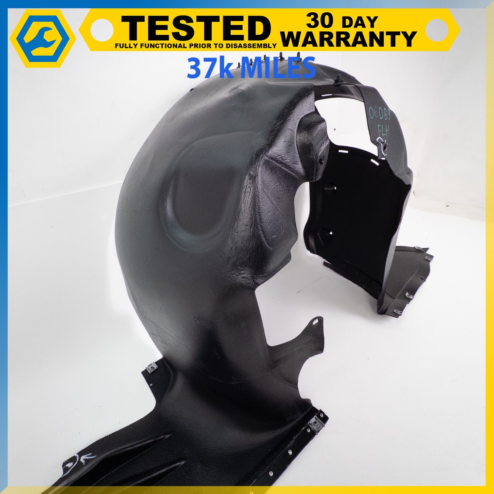 05-12 ASTON MARTIN DB9 DBS FRONT LEFT FENDER LINER SPLASH SHIELD OEM