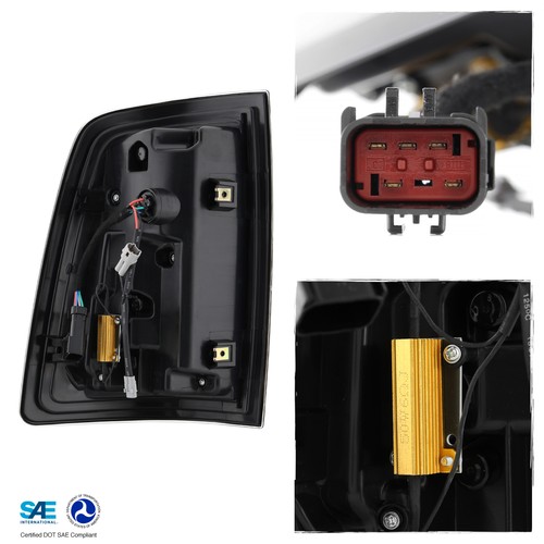 For 2009-2018 Dodge Ram 1500 2500 3500 LED Parking Brake Signal Black Tail Light - Picture 3 of 11