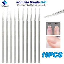 Chiropody Ingrown Toe Nail File Single End Black Files Nail Trimmer Foot Care
