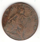 1908 Edward VII Farthing — photo from another recent sale