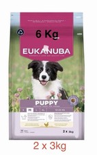 Eukanuba Fresh Chicken - Complete Dry Puppy Food - For Medium Breed Dogs 2 x 3KG 2.83 per kilo