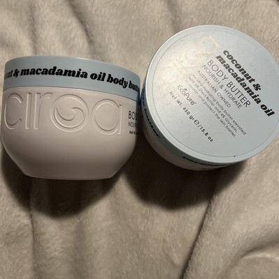 New 2 Pack Ciroa Coconut & Macadamia Oil Body Butter 