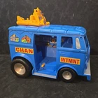 Vintage TMNT Channel 6 News Van Teenage Mutant Ninja Turtles 1992 Incomplete