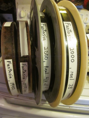 35mm animated film feature reels Fantasia 2000 and Fantasia