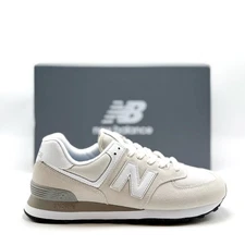 *NEW* Men New Balance 574 Nimbus Cloud / White (ML574EVW), Sz 8.0 - 13.0 👍