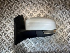 11-18 Ford Focus Mk3 Passenger Near Side Power Fold Wing Mirror Frozen White