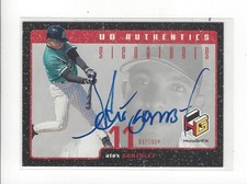 1999 Upper Deck HoloGrFX UD Authentics Alex Gonzalez AUTOGRAPH Marlins