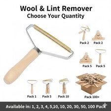 Portable Lint Remover Carpet Rake Scraper Dog Fur Fuzz Scraper Lint Roller Tool