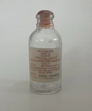 Rare Vintage/Antique Eli Lilly Insulin Bottle Iletin Protamine Zinc AX-41