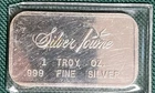 One Troy Ounce Fine Silver Bar 999 Bullion Silver Towne Logo