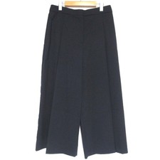 SPORTMAX Max Mara High Waist Wide Slacks Pants I44 Dark Navy Women USED