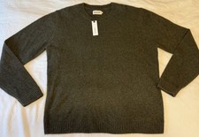 Taylor Stitch The Lodge Sweater Mens XXL 46 Heather Forest 100% Baby Yak