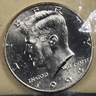 1994 D JFK Kennedy Half Dollar 50C Denver Mint Cello Free Shipping  Uncirculated
