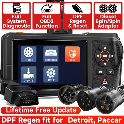 Heavy Duty Truck Scanner For Paccar Ditroit DPF Regen All System Diagnostic Tool