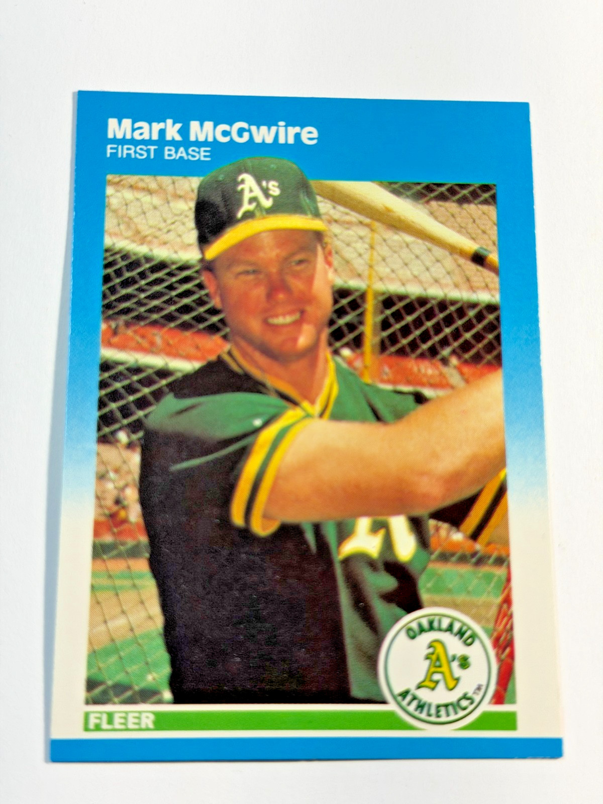 Mark McGwire 1987 Fleer Update #U-76