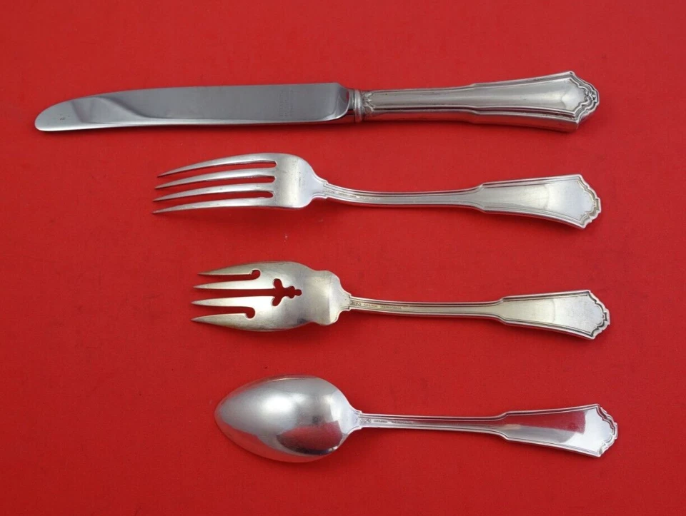 Jacobean by Reed and Barton Sterling Silver Regular Size Place Setting(s) 4pc - Image 2 of 3