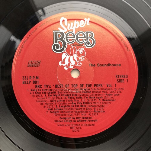 BBC TV BEST OF TOP OF THE POPS #1 Rock LP Super Beeb Showaddywaddy Eric Clapton - Picture 13 of 16