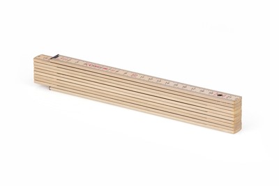 Metrie  BLOCK 50 Holz Zollstock/Zollstöcke | 1m/2m langer bunter Gliedermaßstab