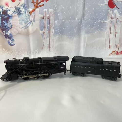 Lionel No. 675 Steam Locomotive WITH WHISTLE TENDER 6026W No box