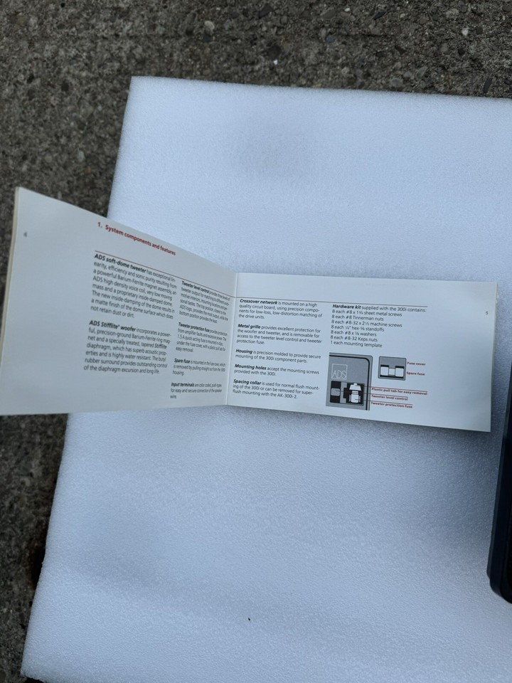 Vintage ADS 300i Automotive Car Speaker , Car Audio eBay