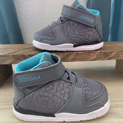 Air Jordan Gray/Blue Toddler Sneaker Sz 4c