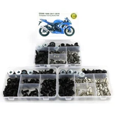 Steel Complete Fairing Bolts Fasteners Kit Fit For 2017-2024 Suzuki GSXR1000